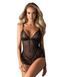 Боді Obsessive Shibu teddy black L/XL