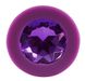 Анальная пробка с камнем You2Toys Colorful Joy Jewel Purple Plug Medium