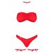 Комплект Новорічний Obsessive Kissmas set Red ® L / XL, Червоний, L/ХL