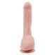 Фалоімітатор&nbsp;реалістичний з мошонкою Chisa T-skin ReaL Carnal&nbsp;Pleasure на присосці, тілесний