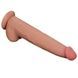 Фаллоимитатор реалистичный гигант Lovetoy беж, 34 х 6.2 см