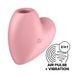 Клиторальный вакуумный вибратор Сердце Satisfyer Cutie Heart, розовый