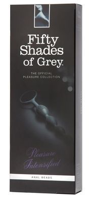 Анальні намиста Fifty Shades of Grey "Наростаюче задоволення" чорні