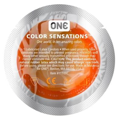 Набор презервативов ONE Color Sensations разноцветные 100 шт