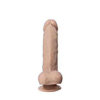 Фаллоимитатор реалистичный Silexd Real Skin Model 1 (9") на присоске, бежевый