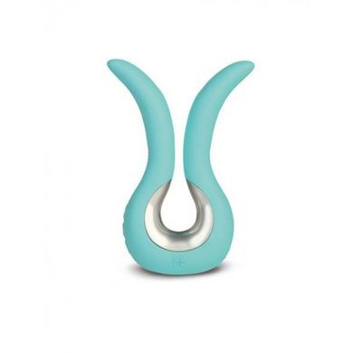 Мини-вибратор нереалистичный Gvibe Tiffany для вагины, клитора и анальной зоны, мятный, 10.5 х 2 см