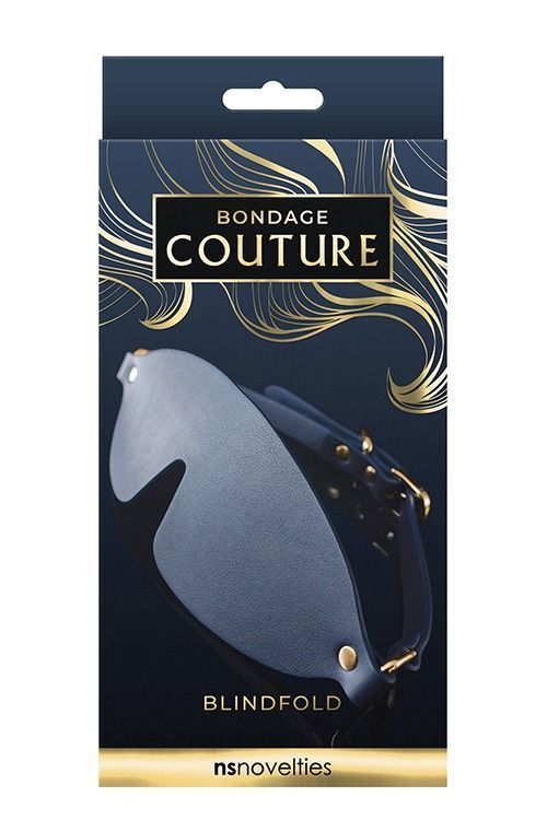 Маска на глаза BONDAGE COUTURE BLIND FOLD BLUE