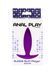 Анальна пробка Toy Joy Anal Play Bubble Butt Player Starter пурпурний, 10х2,5 см