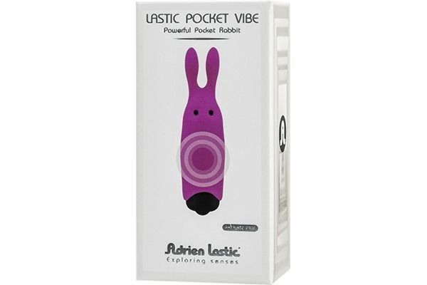 Минивибратор в виде кролика Adrien Lastic Pocket Vibe Rabbit фиолетовый