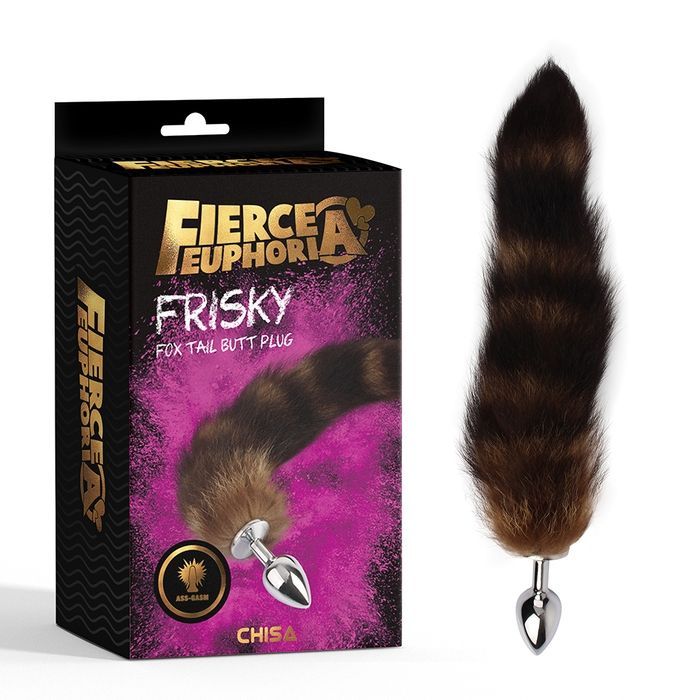 Анальная пробка Chisa Fierce Euphoria Fox Tail Butt с лисьим хвостом