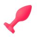 Анальна Pink Silicone Heart Light Pink, M, Рожевий, для новачків та просунутих користувачів
