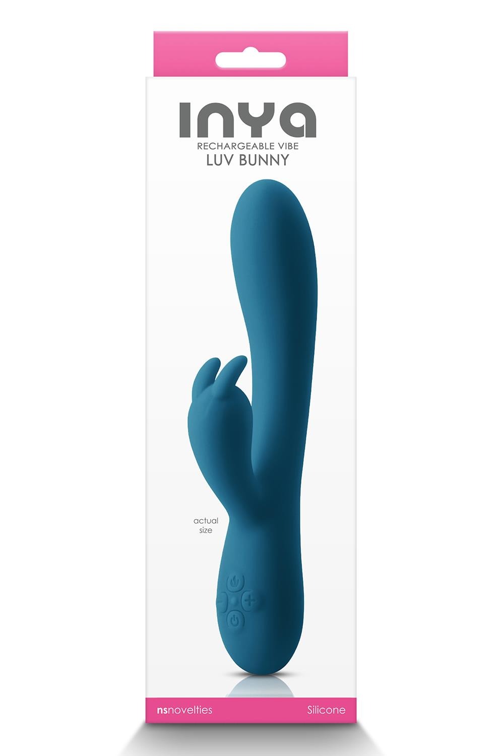 Вібратор кролик NS Novelties INYA LUV BUNNY DARK TEAL