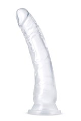 Фаллоимитатор реалистичный, на присоске Blush B Yours прозрачный, 22.2 х 5 см