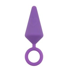 Анальная пробка Candy Plug L Фиолетовая 13.2 х 4 см