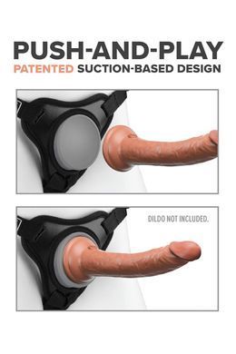 Трусики для страпону Pipedream Body Dock Elite Mini Harness, чорні