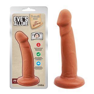 Фаллоимитатор реалистичный Chisa T-skin ReaL Eves&nbsp;Allure&nbsp;с выраженной головкой; 18,5&nbsp;см