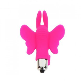 Вибратор на палец ToyJoy Butterfly Pleaser, розовый