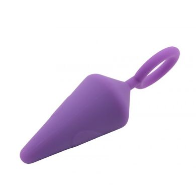 Анальний корок Candy Plug L Фіолетовий 13.2 х 4 см