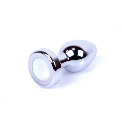 Анальная пробка со светодиодом Plug-Jewellery PLUG - Disco Flashlight размер S