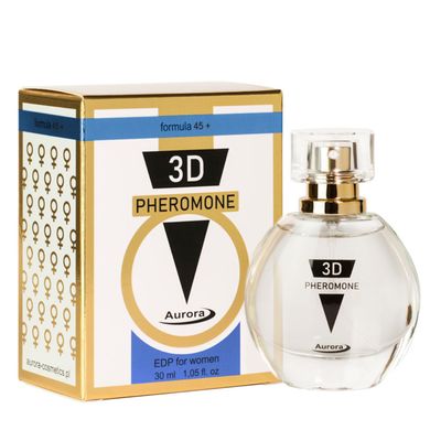 Духи із феромонами жіночі Aurora 3D Pheromone formula 45+, 30ml