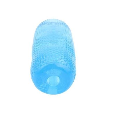 Мастурбатор нереалистичный с внутренним рельефом Chisa, синий, 12.7 х 5 см