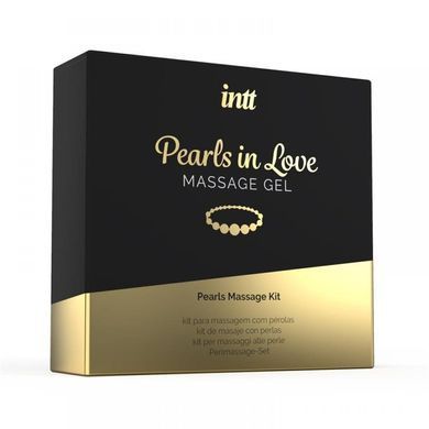 Набір для інтимного масажу Intt Pearls in Love, 15 мл, з гелем та перловим намистом