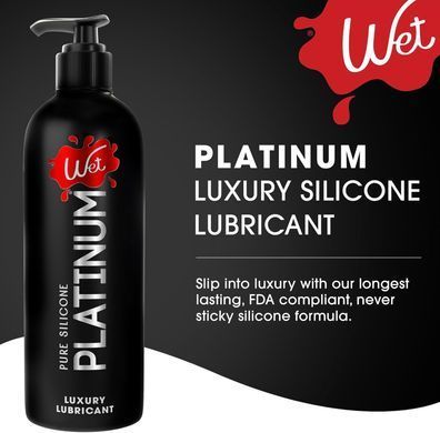 Лубрикант Wet Platinum Premium 475 мл, на силиконовой основе