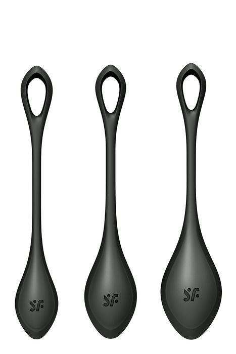 Набір вагінальних кульок Satisfyer Yoni Power 2 чорний