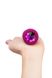 Анальная пробка с вибрацией B-Vibe Vibrating Jewel Plug S/M Pink Ruby, силиконовая, розовая