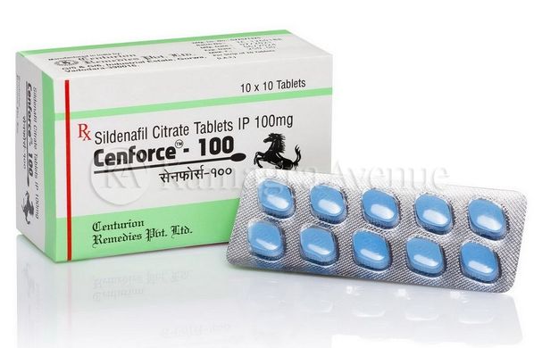 Збудливі таблетки для чоловіків CENFORCE 100 мг Сілденафіл (ціна за пластину 10 таблеток)