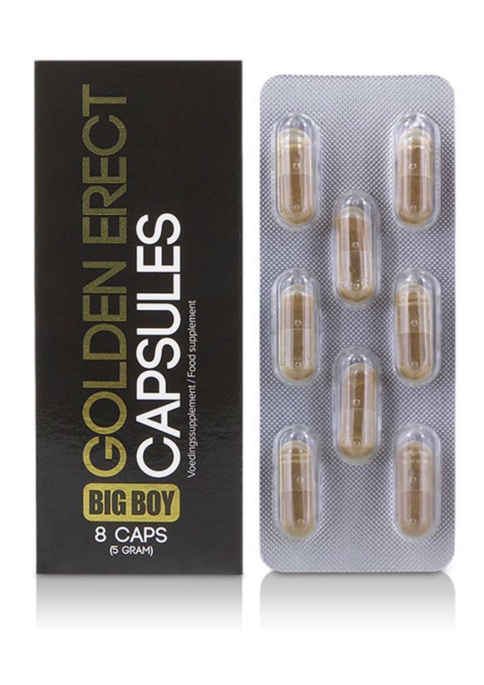 Таблетки для эрекции Cobeco Golden Erect (цена за упаковку, 8 капсул)