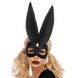 Маска кролика черная Leg Avenue Bad bunny eye mask O/S