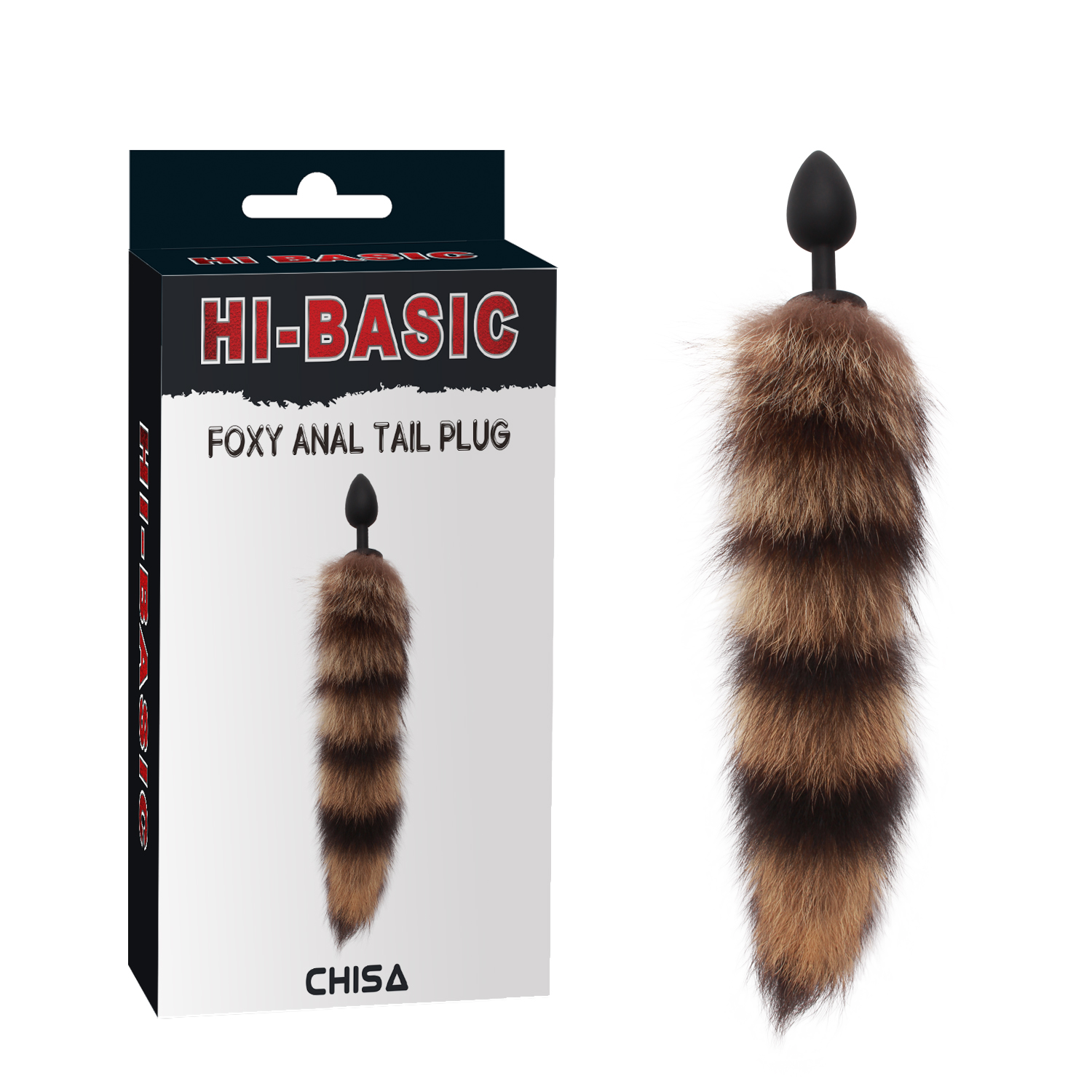 Анальна пробка Chisa Hi-Basic Foxy з лисячим хвостом