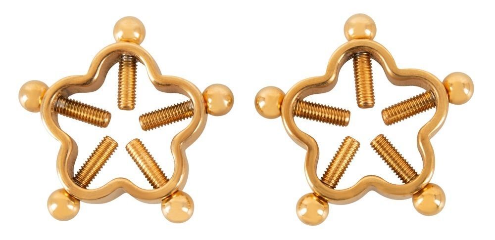 Затискачі на соски Bad Kitty Nipple Jewellery Gol