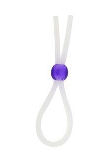 Кольцо эрекционное 5" Silicon Cock Ring with Bead, LAVENDER