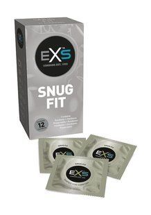 Презервативи EXS SNUG FIT щільно прилеглі, веганські (ціна за пачку, 12 шт.)