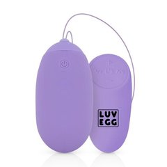 Вагинальное яйцо с вибрацией и дистанционным пультом Luv Egg XL лиловое