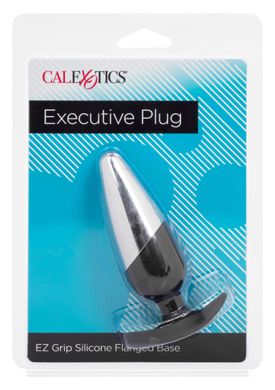 Анальная пробка силикон металл черная Executive Plug California Exotic
