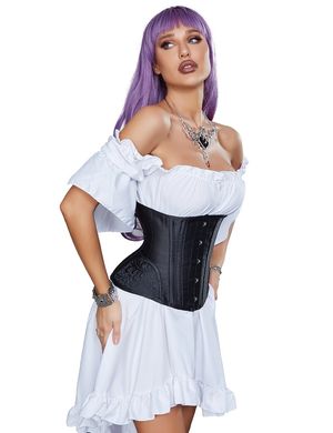 Корсет Star Night Corset з гачками та шнурівкою, чорний, S (без коробки)