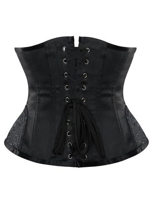 Корсет Star Night Corset з гачками та шнурівкою, чорний, S (без коробки)