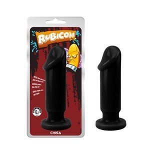 Анальный плаг Chisa Rubicon&nbsp;6,5&nbsp;на присоске, черный