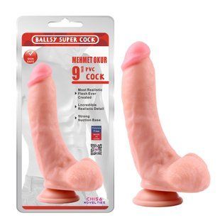 Фаллоимитатор&nbsp;с&nbsp;яичками&nbsp;на&nbsp;присоске&nbsp;Chisa Ballsy Super Cock 9, телесный