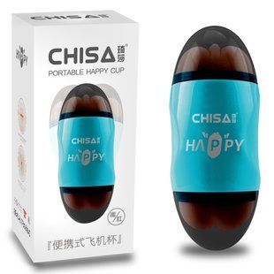 Мастурбатор&nbsp;Вагина и Рот в колбе Chisa&nbsp;Portable&nbsp;Happy&nbsp;Cup с вибрацией