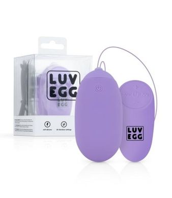 Вагинальное яйцо с вибрацией и дистанционным пультом Luv Egg XL лиловое