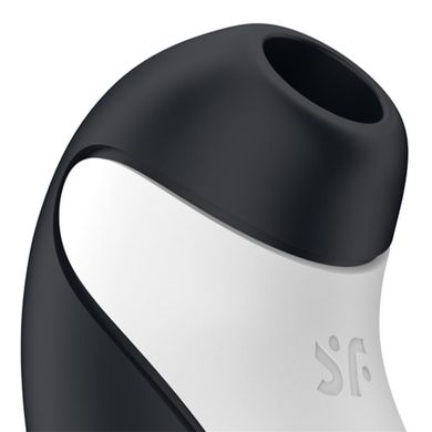 Вакуумний кліторальний стимулятор + вібрація SATISFYER ORCA WHITE