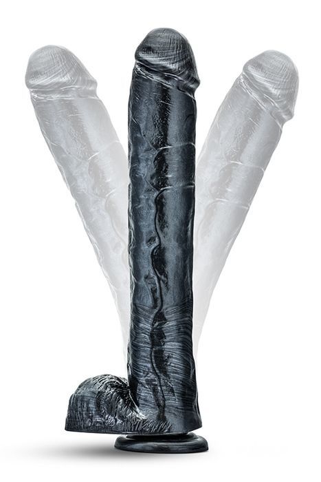 Фаллоимитатор JET DARK STEEL CARBON METALLIC BLACK