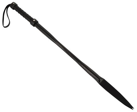 Батіг з роздвоєним кінчиком ZADO, шкіряний, чорний, 68 см