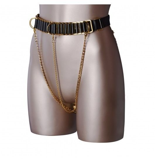 Пояс с золотыми цепочками Upko Indulge In The Restraints Collection