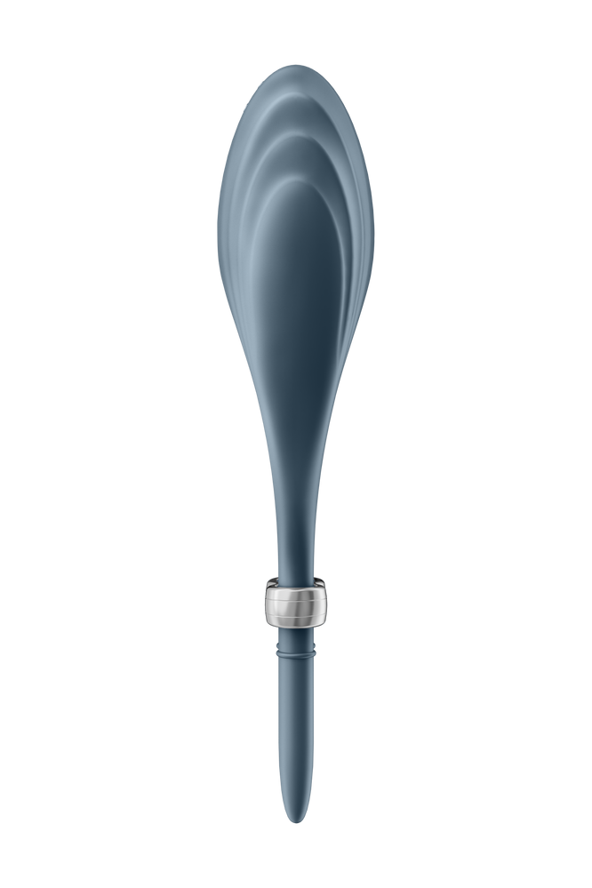 Регулируемое эрекционное кольцо с вибрацией SATISFYER DUELIST DARK синий