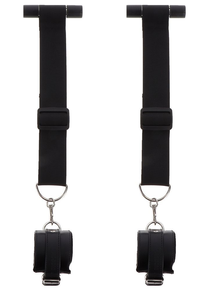 Фіксатори для рук на дверях Taboom Luxury Bondage Essentials, чорні